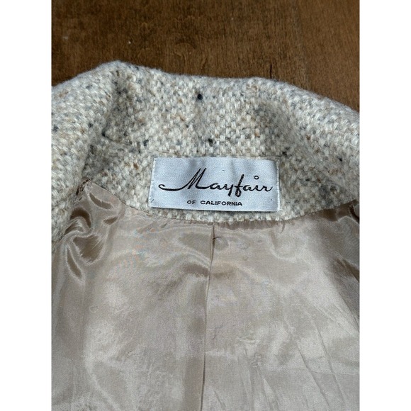 Mayfair Of California USA Vintage Mohair Knit Blazer Jacket Womens Size 14 - Picture 4 of 6